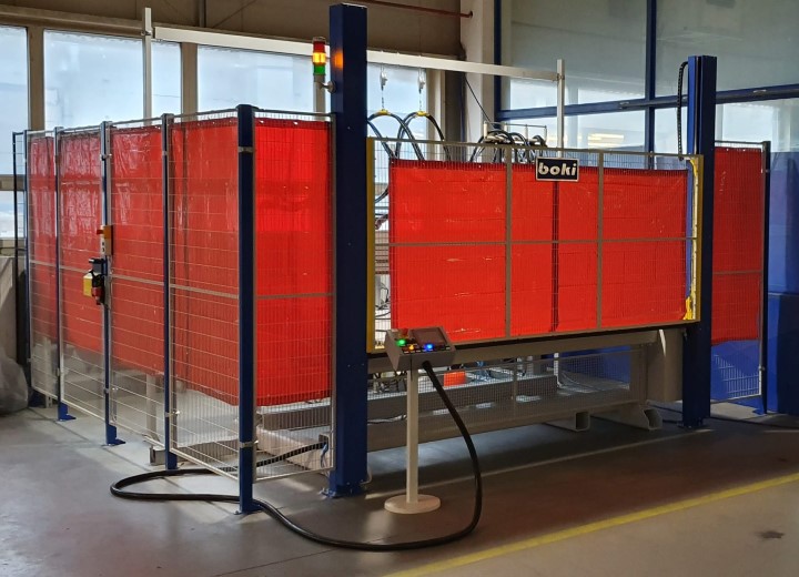 Installation of a new machine MeriMat III